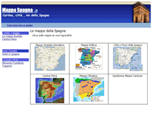 Tablet Screenshot of mappaspagna.it